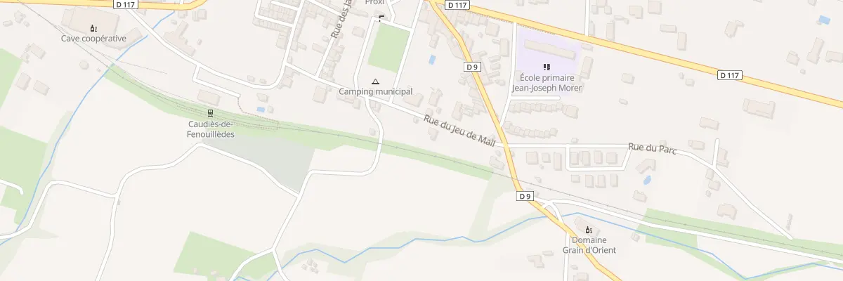 Plan du 20 Rue du Jeu du Mail à Caudiès-de-Fenouillèdes