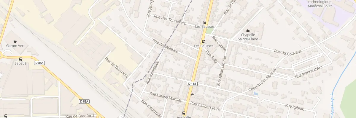 Plan du 9 Rue des Auques à Mazamet