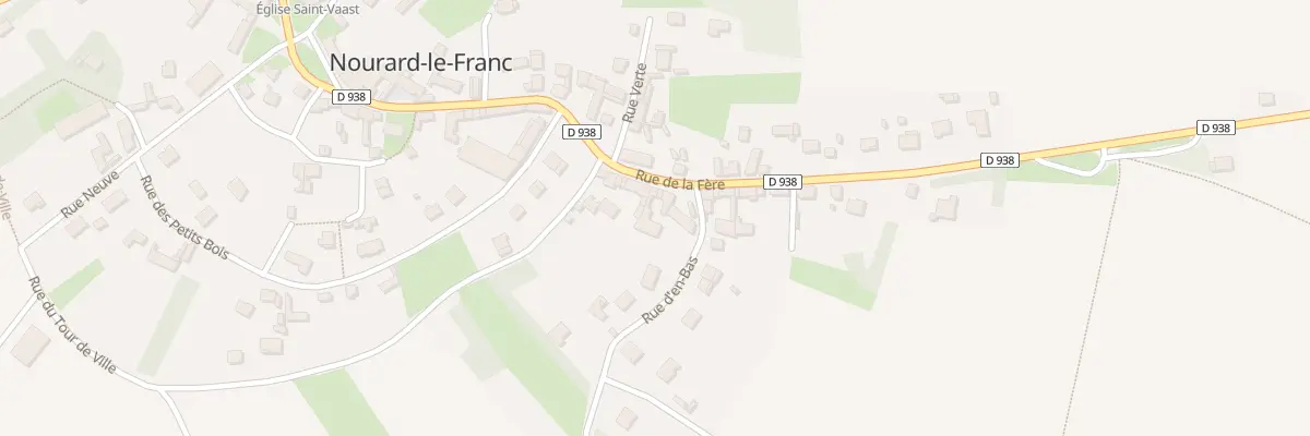 Plan du 194 Rue de la Fère à Nourard-le-Franc