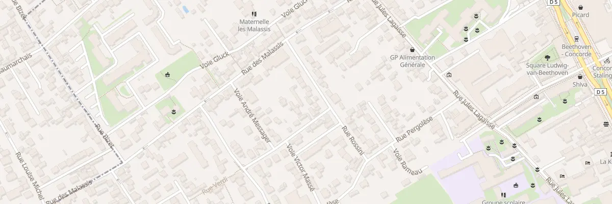 Plan du 4 Rue Verdi à Vitry-sur-Seine