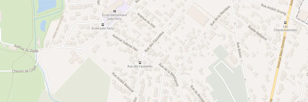 Plan du 38 Rue de la Résistance à Sarcelles