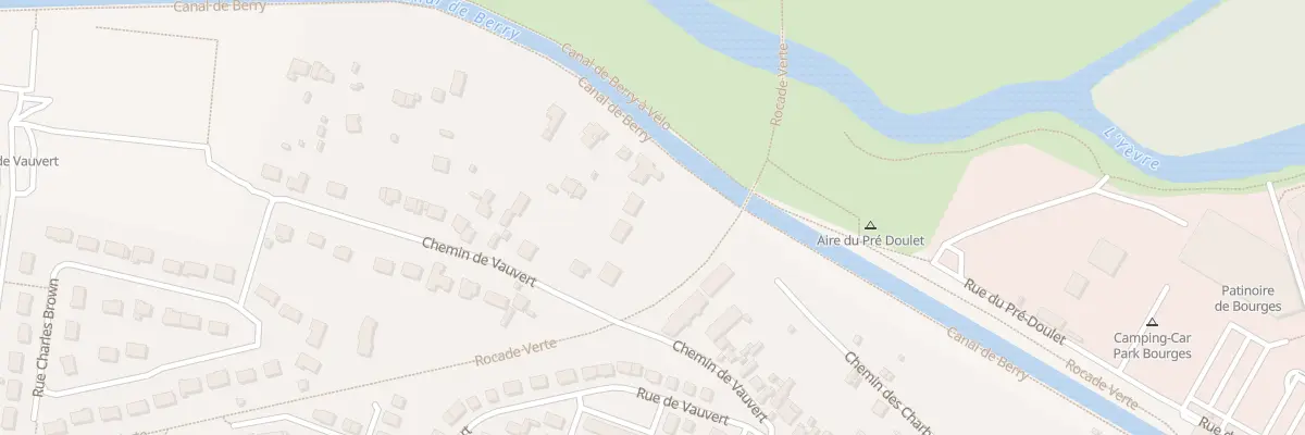 Plan du 28B Che de Vauvert à Bourges