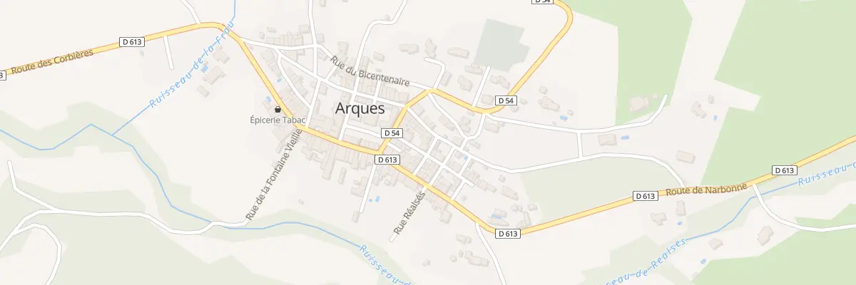Plan du 13 Le Village à Arques