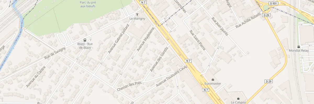 Plan du 4 Av des Gentils à Viry-Châtillon
