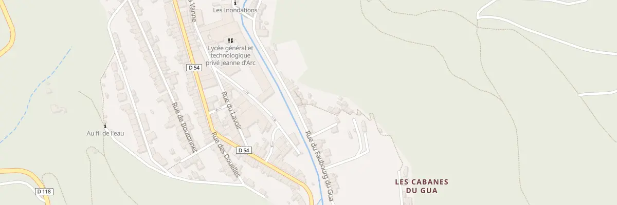 Plan du 2 Che des Cabanes du Gua à Mazamet