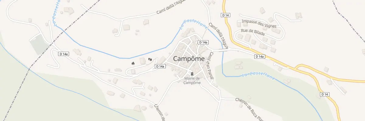Plan du 123 Le Village à Campôme