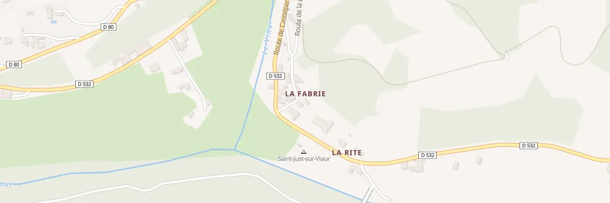 Plan du 5208 La Fabrie à Saint-Just-sur-Viaur