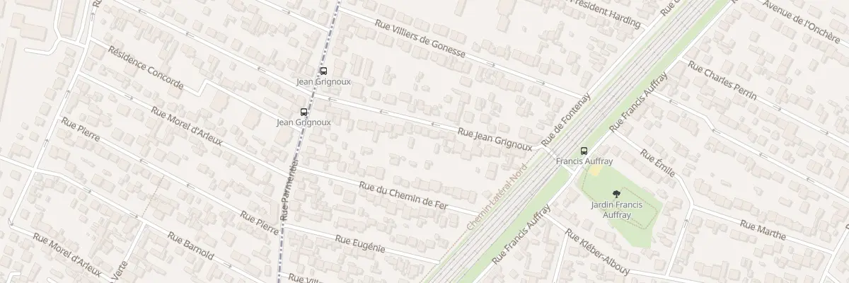Plan du 21 Rue Jean Grignoux à Stains