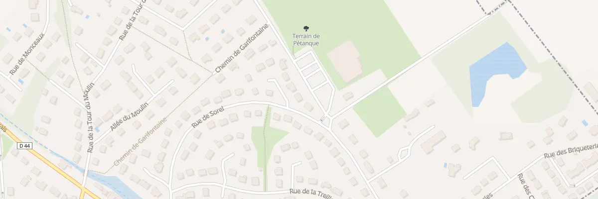 Plan du 38 Rue de Sorel à Précy-sur-Oise
