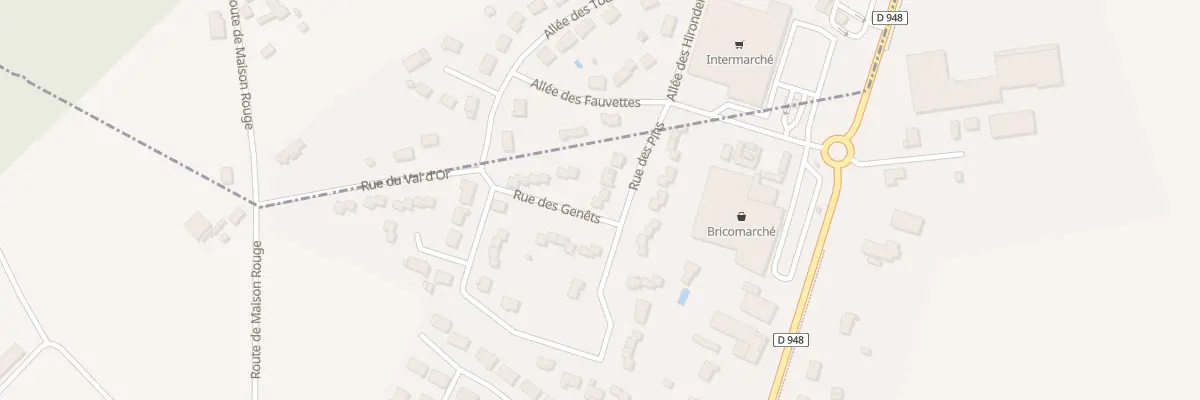 Plan du 6 Rue des Pins à Saint-Père-sur-Loire
