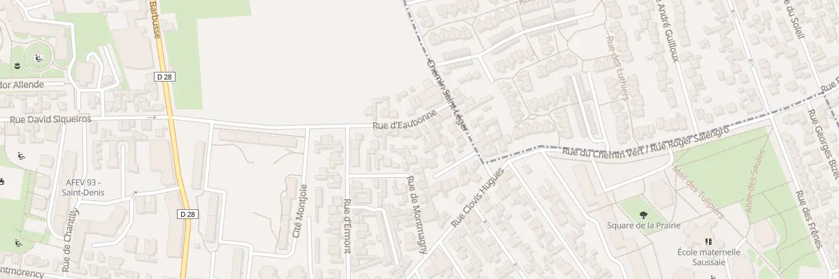 Plan du 9 Rue d’Eaubonne à Saint-Denis