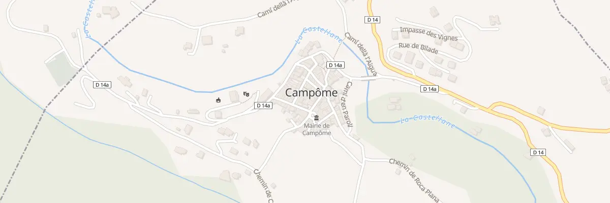 Plan du 47 Pl La Place à Campôme