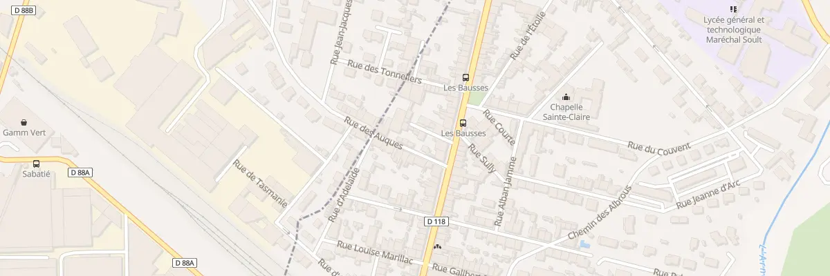 Plan du 8 Rue des Auques à Mazamet