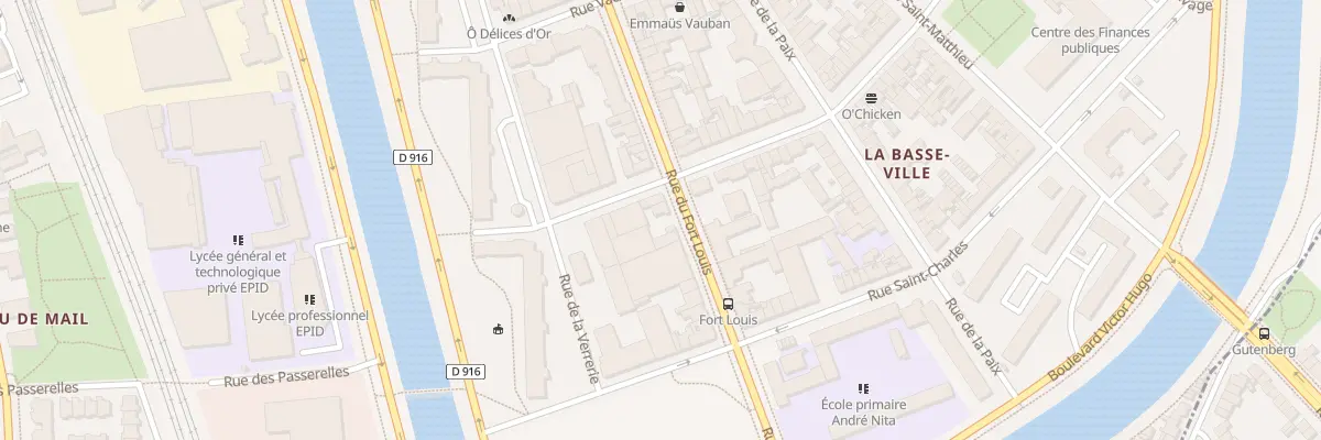 Plan du 58 Rue du Fort Louis à Dunkerque