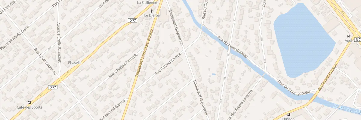 Plan du 1 Rue Roland Garros à Viry-Châtillon