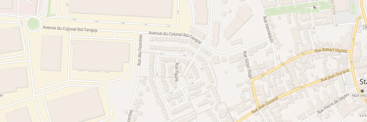 Plan du 13 Rue de la Coopération à Stains