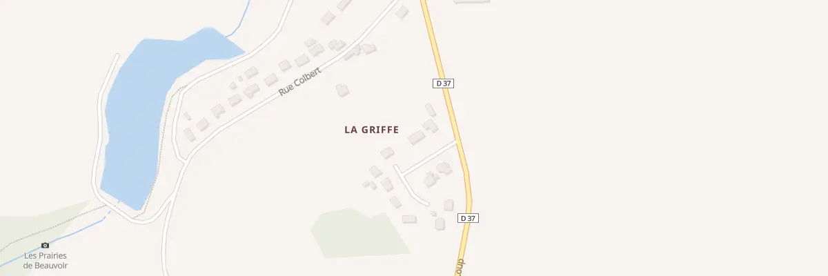 Plan du 4 Lot de la Griffe à Chavannes