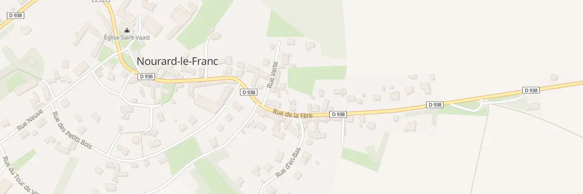 Plan du 205 Rue de la Fère à Nourard-le-Franc