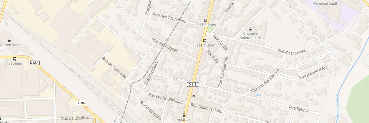 Plan du 5 Rue des Auques à Mazamet