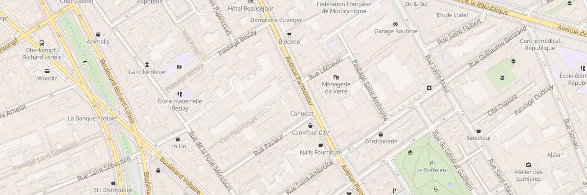 Plan du 47 Av Parmentier à Paris 11e Arrondissement