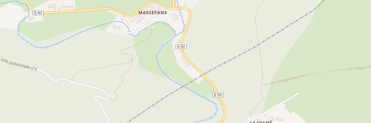 Plan du 175 A Massefans aux Ilhes