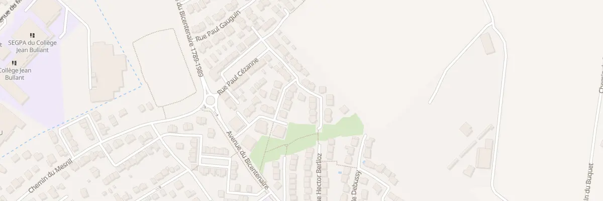 Plan du 30 Rue Paul Cezanne à Écouen