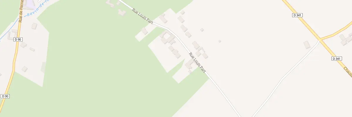 Plan du 12B Rue Louis Part à Auchy-au-Bois