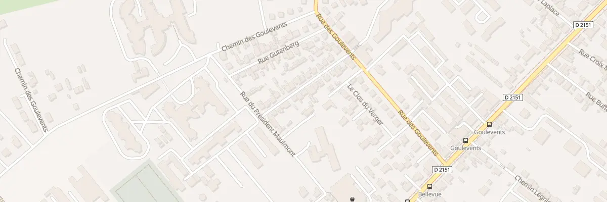 Plan du 17 Rue Gustave Tery à Bourges