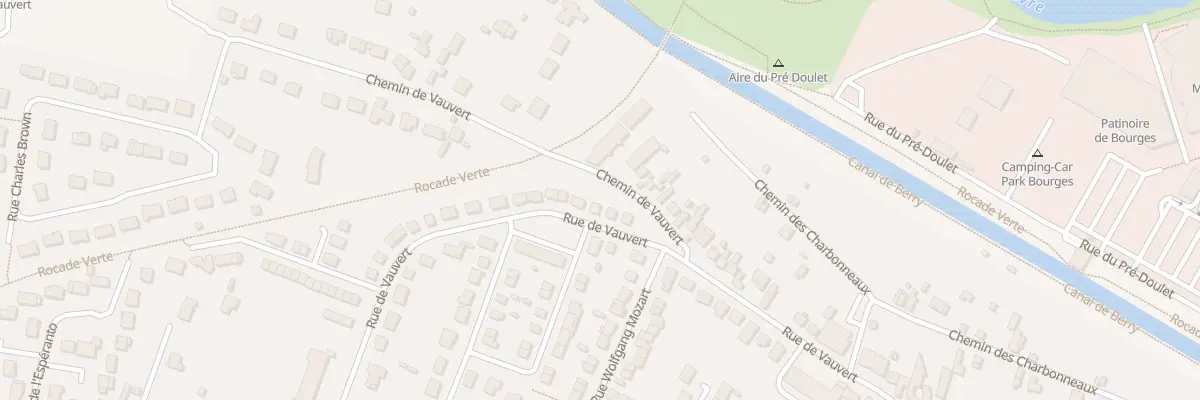 Plan du 118 Rue de Vauvert à Bourges