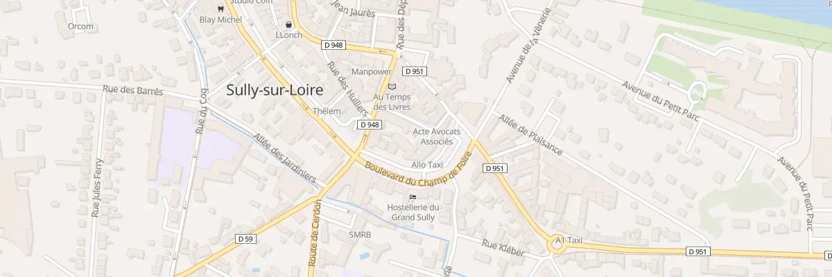 Plan du 6 Rue du Grenier à Sel à Sully-sur-Loire
