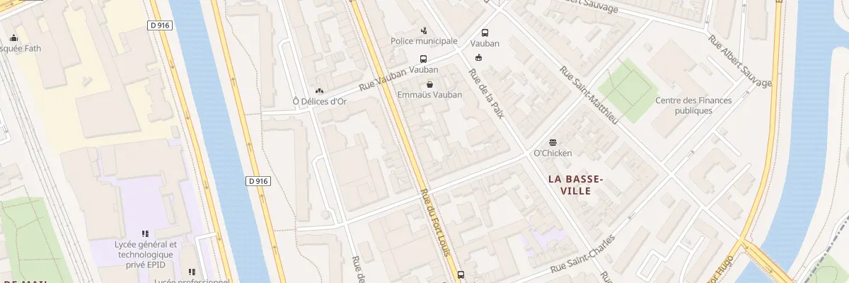 Plan du 43 Rue du Fort Louis à Dunkerque