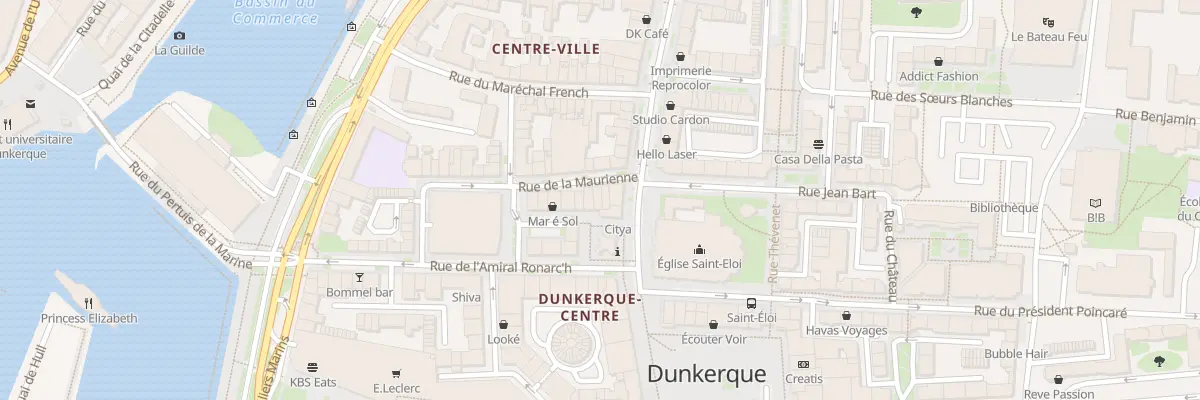 Plan du 5 Rue de la Maurienne à Dunkerque