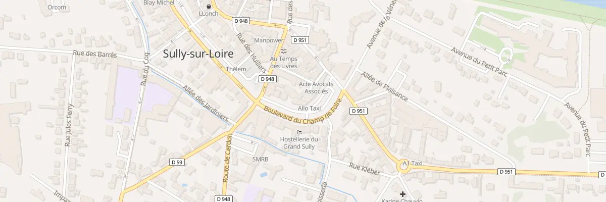 Plan du 7 Bd du Champ de Foire à Sully-sur-Loire