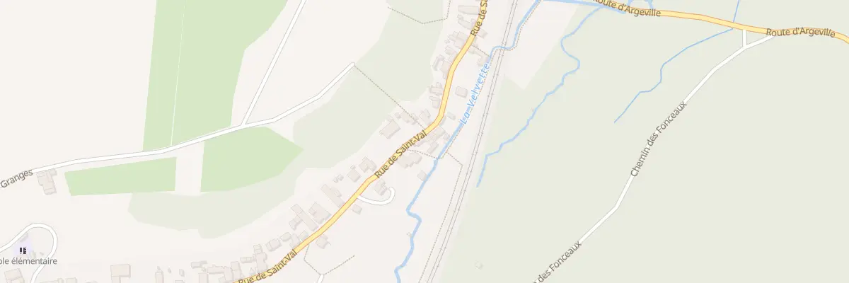 Plan du 22 Rue de St Val à Boigneville