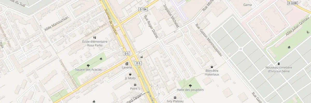 Plan du 25 Rue Michelet à Ivry-sur-Seine