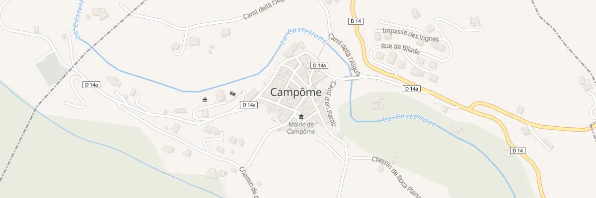 Plan du 5001F Rue de la Fontaine à Campôme