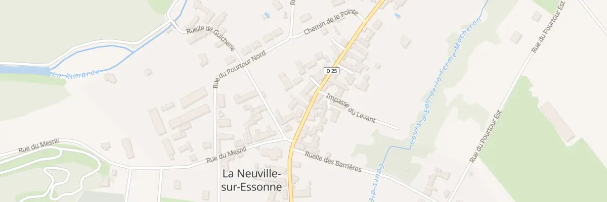 Plan du 124 Gr La Grande Rue à La Neuville-sur-Essonne