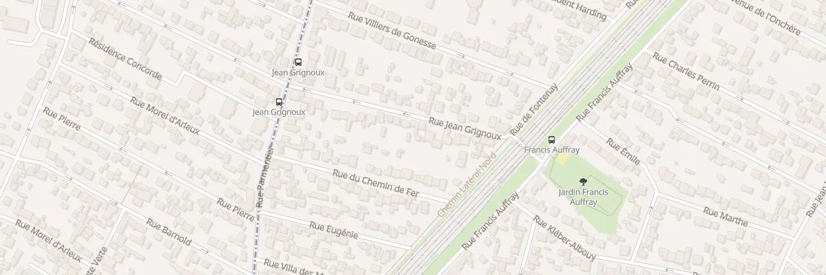 Plan du 17 Rue Jean Grignoux à Stains