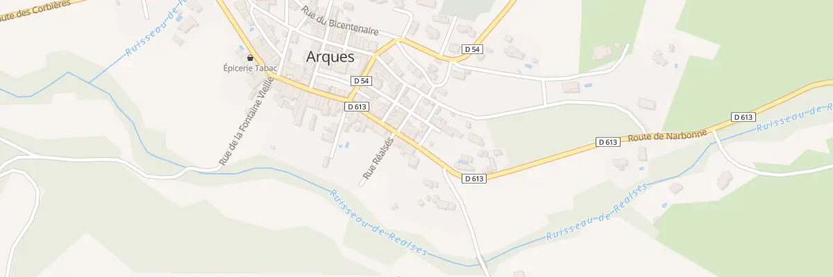 Plan du 156 Le Village à Arques