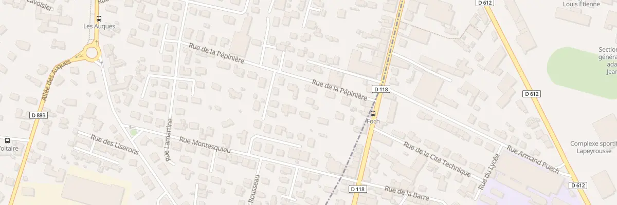 Plan du 24B Rue de la Pépinière à Aussillon