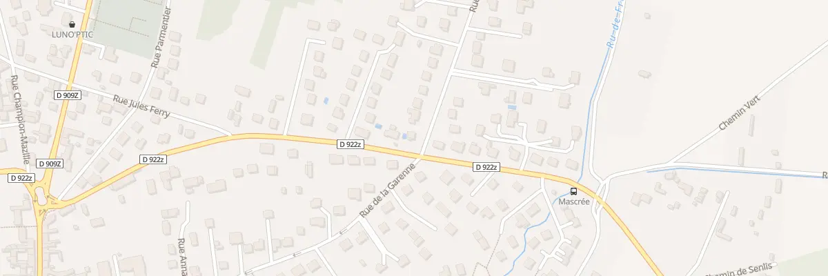 Plan du 1 Rue du Freval à Viarmes