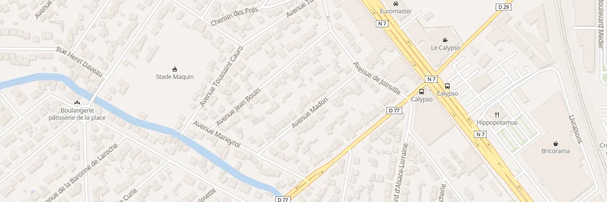 Plan du 16 Av Madon à Viry-Châtillon
