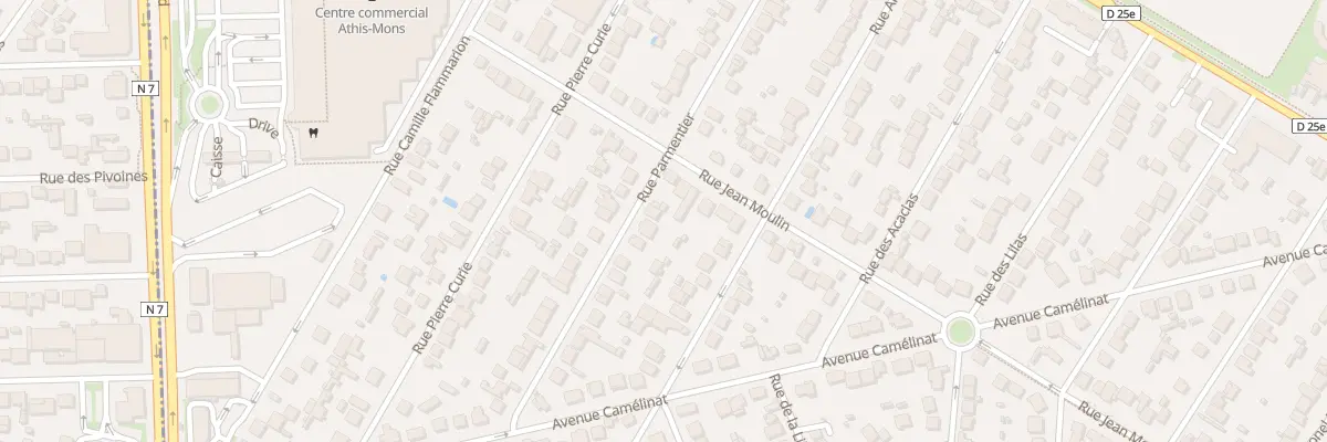 Plan du 43 Rue Parmentier à Athis-Mons