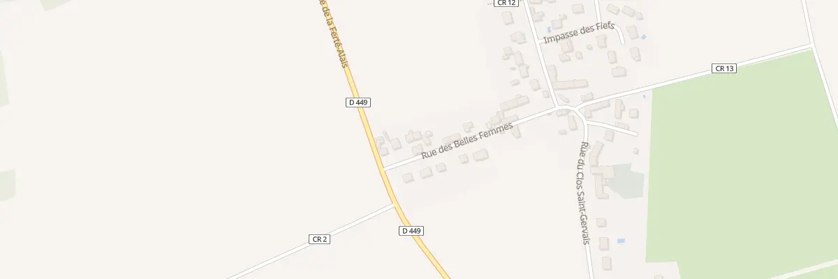 Plan du 14 Rue des Belles Femmes à Courdimanche-sur-Essonne