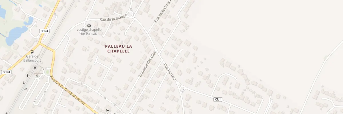 Plan du 20 Rue Pasteur à Ballancourt-sur-Essonne