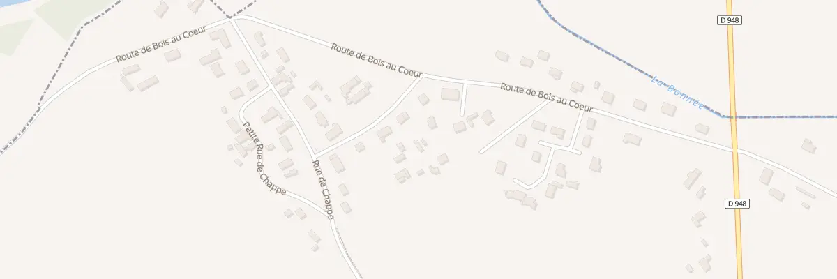 Plan du 8 Rue du Climat de Chappe à Bonnée