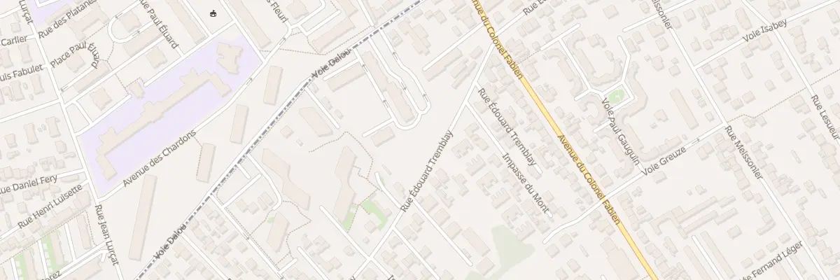 Plan du 132 Rue Edouard Tremblay à Vitry-sur-Seine