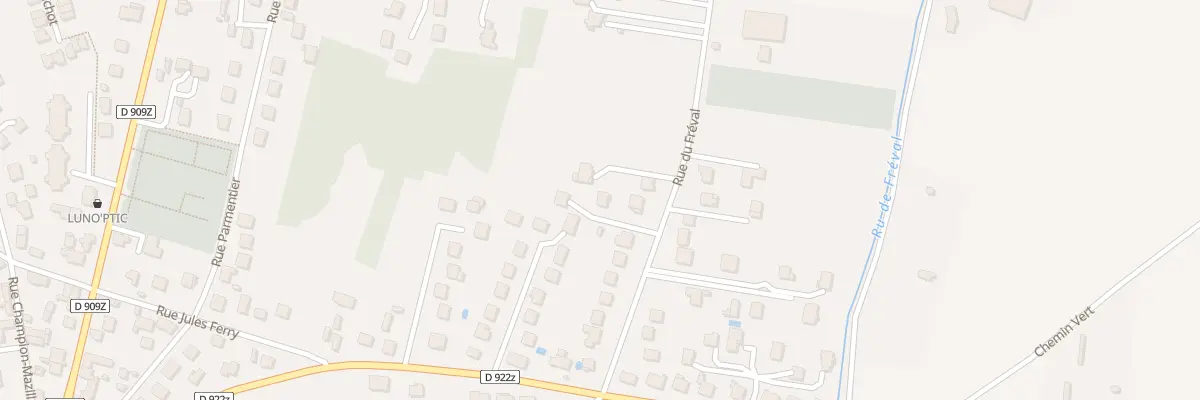 Plan du 13T Rue du Freval à Viarmes