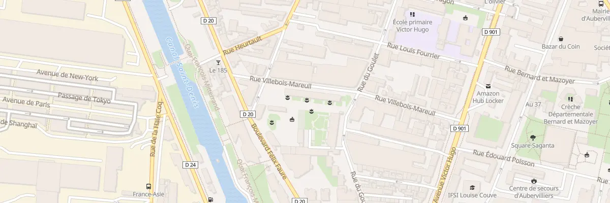 Plan du 34 Rue du Goulet à Aubervilliers