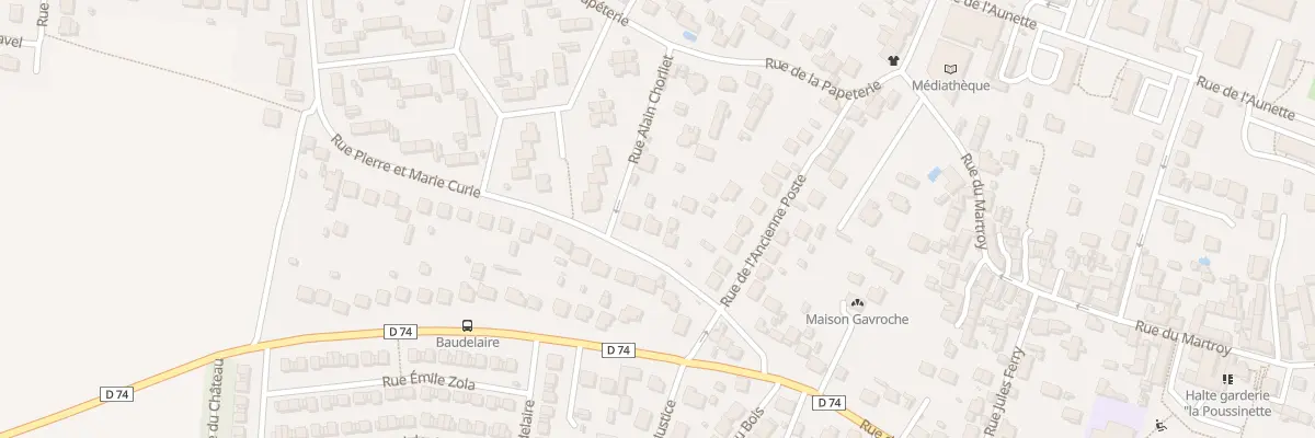 Plan du 14 Rue Pierre et Marie Curie à Ballancourt-sur-Essonne